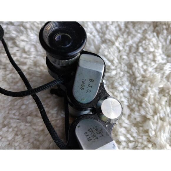 Vintage Swift & Anderson Sport 6x, 15 Sport Compact/Miniature Binoculars, 1953 - Picture 3 of 11